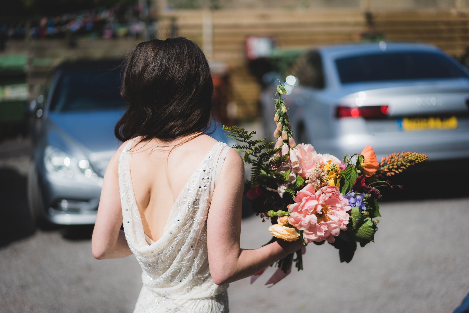 hair and makeup for Bride Emily